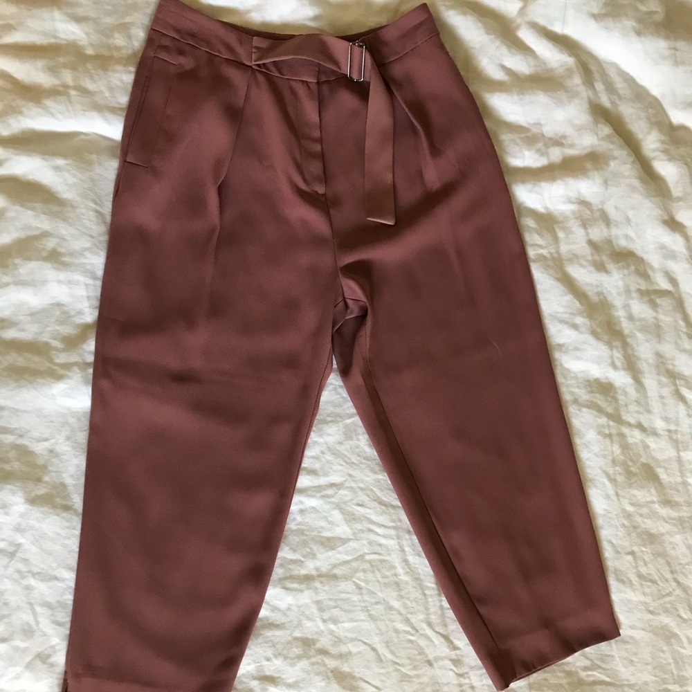 Mauve Tapered Pants